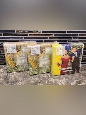 PAPER NAPKINS VINTAGE MOD ihc SET OF 3 PACKS - GERMANY